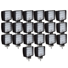Set van 20 stuks: 48W LED 4-inch spot- en schijnwerperlichtbalken voor offroad SUV's, vrachtwagens, 4WD- en 4x4-voertuigen