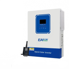 Easun 4200VA 3500W hybride zonne-omvormer met ingebouwde MPPT 100A zonne-energieregelaar, 24V, 230VAC-uitgang, max. PV 500VDC, WiFi-ondersteuning