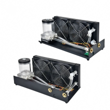 Compacte 240mm radiatorkit met G1/4-aansluiting voor stille koeling van 3D-printers en UV-machines - I voor doe-het-zelf waterkoelsystemen voor noteb