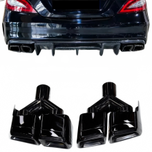 Mercedes-Benz C/E/S/CLS-Klasse W204/W212/W221/W218 Vierrohr-AuspuffendrohrQuadratisches Auslassdesign