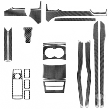 Tesla Model X koolstofvezel interieurbekledingset (2012-2020) - Premium auto-stickerhoes