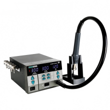 Sugon 8610DX 1000W LED-scherm hetelucht-reworkstation - loodvrij, microcomputertemperatuurregeling, 5 spuitmonden