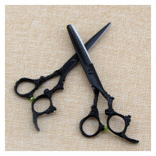 6 Inch Professional Hair Cutting Scissors, Precision Stainless Steel Blades for Salon and Home