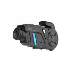 EJEAS K1 Pro Motorhelm Intercom met Mesh 3.0, IP67 Waterdicht, FM-muziek delen, Automatisch opnieuw verbinden en 2K-videorecorder
