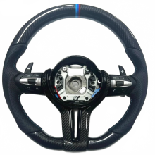 Premium op maat gemaakt koolstofvezel stuurwiel voor BMW F-serie: F20, F30, F32, F33, F34, F10, F15, F16, F25, F26, F01, F02, F80, F82, F87, F07