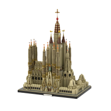 Miniatuurbouwstenenset Sagrada Familia Barcelona Kerk - Snelle levering MOC 65795 Modelspeelgoed