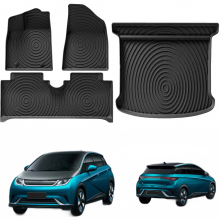 BYD Dolphin 2021-2024 All-Weather TPE-vloermatten en kofferbakmatten - antislip, waterdicht, op maat gemaakte accessoires