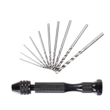 Handbohrmaschine mit 10 verschiedenen Bits Black
