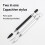 2 in 1 Stylus Pen with Writing Function White   2-pack 3