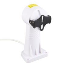 CCTV Camera Mount Bracket with 360 Pan Tilt Control and RS485 Line Precision, White PTZ Support
