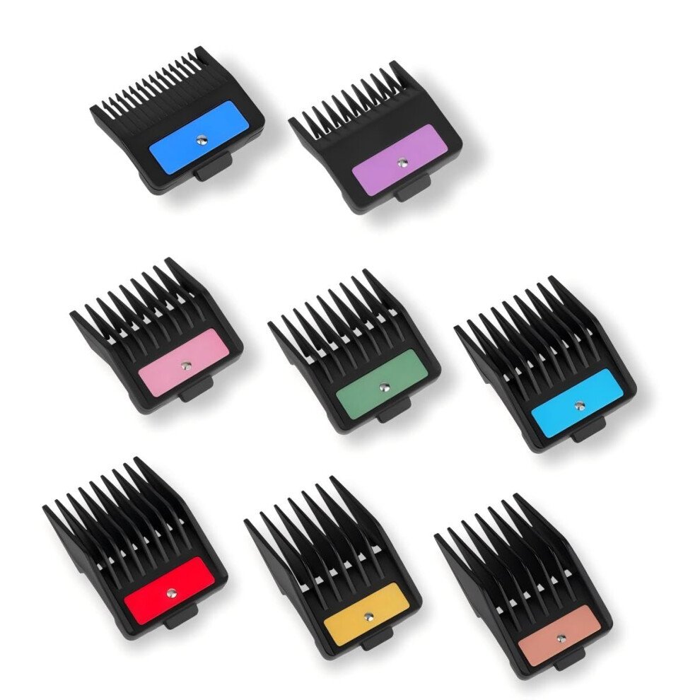 Hair Clipper Guards Set for Wahl  8 Precision Sizes 1.5mm19mm Durable SnapOn Attachments