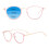 Progressive Reading Glasses Blue Light Blocking Multifocal Readers Spring Hinges, Gold Silver Pink 2