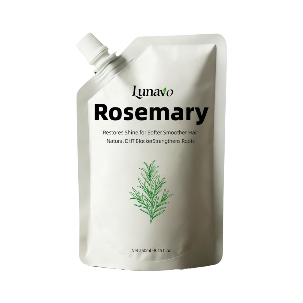 Rosemary Hair Growth Shampoo for Thicker Fuller Hair with Ginger and Caviar Extract 8.45oz