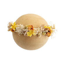 Newborn Flower Headband 06 Months Handcrafted Soft Floral Crown for Baby Girls Photography Party