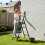 Garden Sanctuary 4-Step Foldable Step Ladder with Handle 1