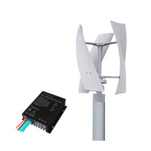 (300w 24V System with Controller) Wind Turbine Vertical Axis Generator Kit Off Grid Power Battery Charger