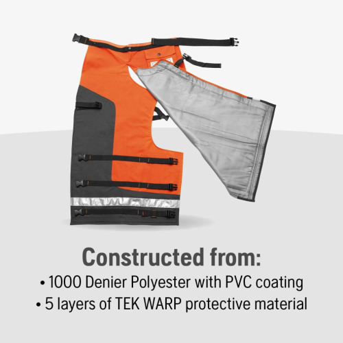 Professional Apron-Style Chainsaw Chaps 2