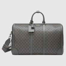 Gucci Ophidia Large GG Supreme Duffle Bag 724612 Grey 52cm
