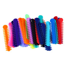 Orthodontic Ligature Ties for Braces, Colored Elastomeric ORings, 2080 Pcs (2 Bags, 1040/Bag)