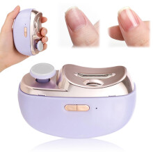 2 in 1 Electric Nail Clipper with LED Light, Dual Speed Automatic Nail Trimmer for All Ages
