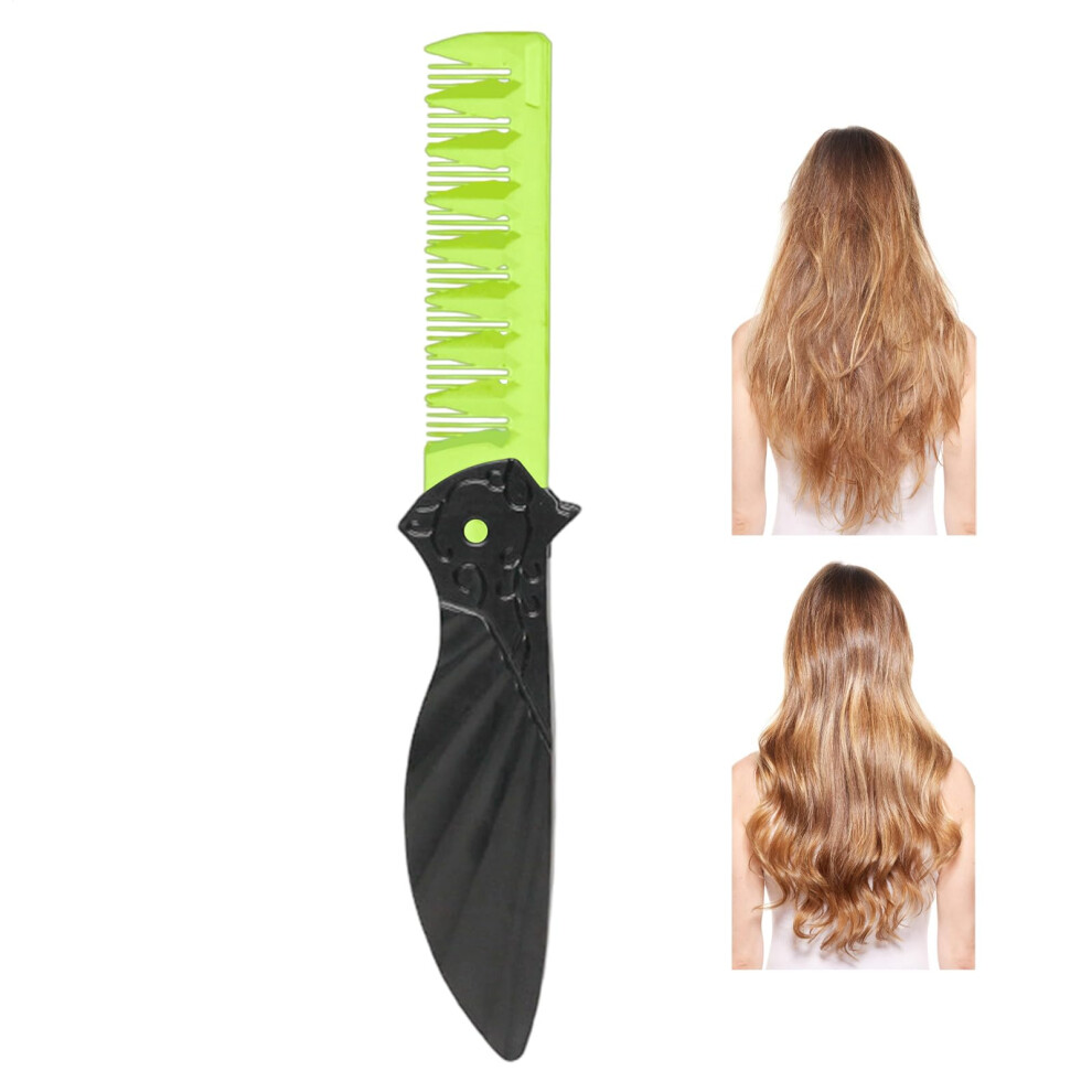 Pocket Comb Folding Design for Beard and Hair Grooming Travel Dual Tooth Compact Styling