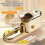 Electric Cigarette Rolling Machine with Automatic Cone Filling, Adjustable Tightness and Herb Grinder Combo 4