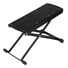 Adjustable Guitar Foot Rest Stool with NonSlip Stable Platform and Foldable Lightweight Design for Guitarists