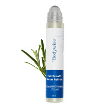 Hair Growth Serum with 3% Rosemary Roll On for Thinning Hair and Beard, Triple Action Scalp Care