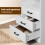 Levede Bedside Table Nightstand USB Charger 6