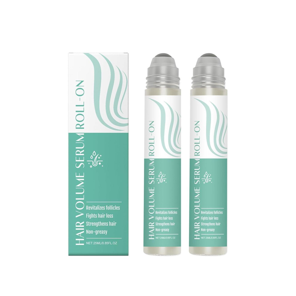Hair Growth Serum Roll On with Rosemary Oil for Thicker Fuller Hair and Scalp Nourishment