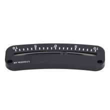 Clinometro a tubo da -10 a 10 in ABS, inclinometro angolare mini con foro di fissaggio