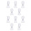 10X  Mannequin Foam  Model Glasses Hat Wig Display Stand 2