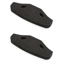 2X Front Bumper Sponge Foam for TT-01 TT-02 TT01 TT02 1/10 RC Car Upgrade Parts Spare Accessories,Black