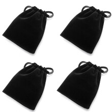 4 Pièces 2mm de Largeur Collier de Corde en Alliage Collier de Chaine pour Homme Noir Argent Couleur Longueur 51cm