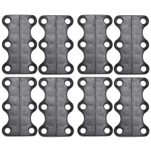 Magnetic Shoe Closure Fast Shoelace Closing 4 Pair (Black)