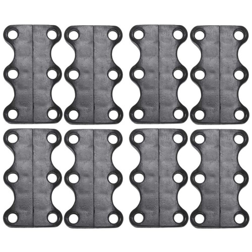 Magnetic Shoe Closure Fast Shoelace Closing 4 Pair (Black) 1