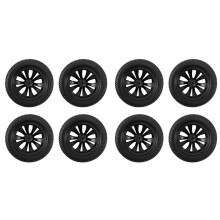 8X for HBX 1/12 High Speed RC Car Tires Rubber Wheel Complete for Truck 12056 Car Parts