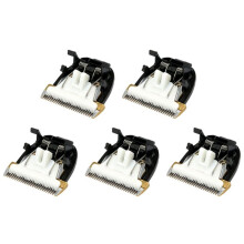 5X Forbice Professionale Per Animali Domestici Tagliacapelli Elettrico Tagliaerba Per Cani Tagliatrice Coltello in Titanio Ceramico Per RFCD-9100 9600
