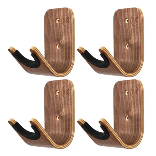 4X Support Mural de Planche à Roulettes Support de Support de Planche à Roulettes En Bois 1