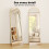 Levede 165x60cm Arched Floor Mirror Gold 11