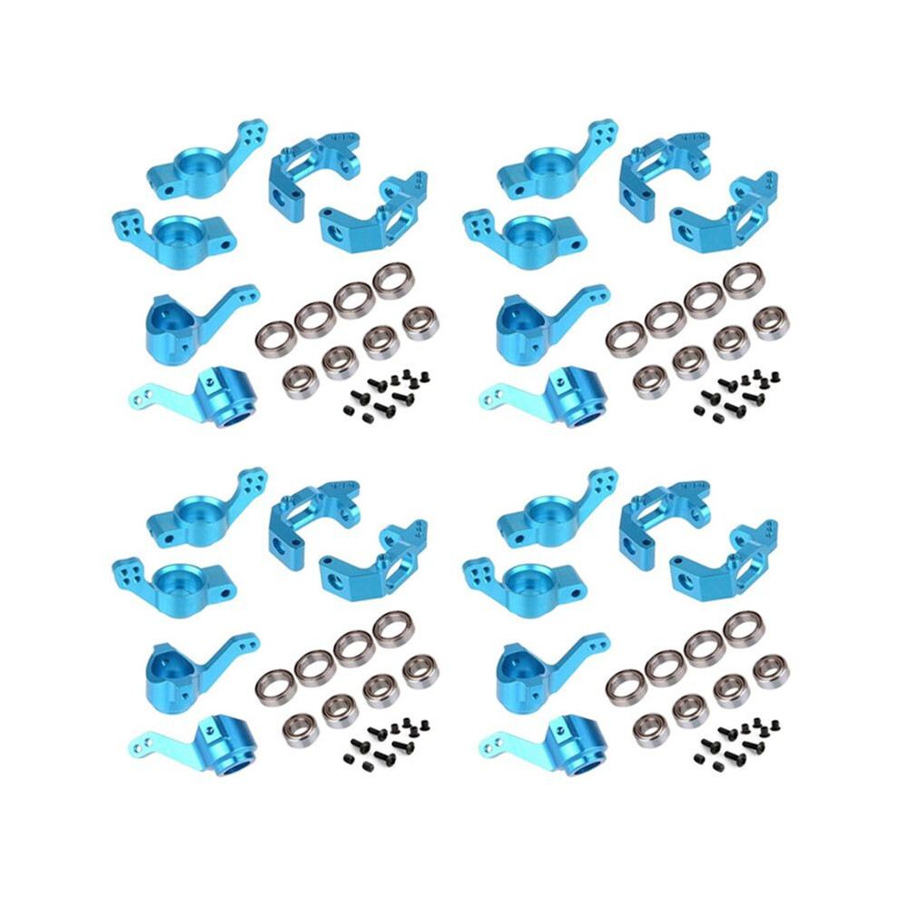 4 Set For 1/10 94123 94111 Hsp 102010 102011 102012 02013 02014 Bearing Aluminum Alloy Steering Hub Mount Set, 4711602624391