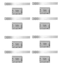 8X Szyjka do Gitary z NacięCiem Straight Luthiers Tool z Miernikiem Linijki Strunowej do Gitar Elektrycznych 24,75 Cala i BłOtnika 25,5