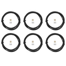 6X BH90 Bike Brake Hose MTB Hydraulic Disc Brake Tube 2.5M Connector Insert Olive Set