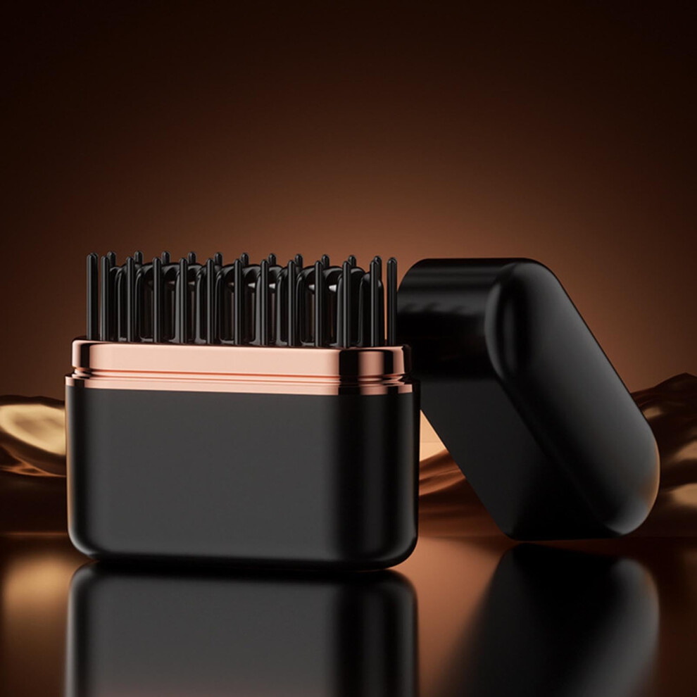 Cordless Hair Straightener Brush with USBC Fast Charging, 3 Heat Settings, TravelFriendly Design