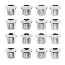 24x Accordeur de Guitare Douilles Conversion Adaptateur Bagues Au Nickel avec UneBeautifulboitier Plastique