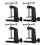 4X Pince de Montage Table En Métal Robuste pour Support de Bras de Ciseaux de Flèche de Suspension de Microphone 1