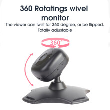 Baby-Kinderwagenkamera mit WLAN, Nachtsicht, 360 Rotation, Allzweck-Kompatibilität