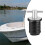 2X Marine Boat Drain Plug T-Handle Screw Adjustable Rubber Deck Drain Plug,Silver 19MM 4