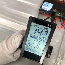 2X Protocol 2 Electric Bicycle Bike Display 24V 36V 48V LCD S830 Display with USB Waterproof Connection (5Pins)