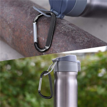 40PCS 3Inch/8CM Aluminum Carabiner Clips,Premium Durable D-Ring Caribeaner with Keyring for Home RV Camping Fishing